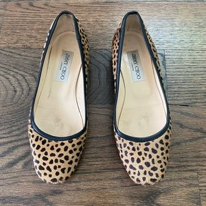 Jimmy Choo Leopard Ballet Flats